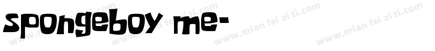 spongeboy me字体转换